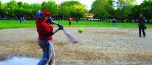 Game of softball